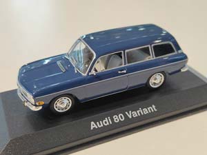 AUDI 80 VARIANT 1968 СИНИЙ (БОКС МОЖЕТ ИМЕТЬ ПОТЕРТОСТИ ИЛИ ТРЕЩИНЫ)