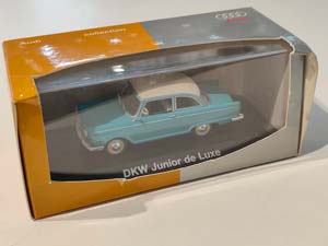 DKW JUNIOR DE LUXE 1964 ЗЕЛЕНЫЙ (БОКС МОЖЕТ ИМЕТЬ ПОТЕРТОСТИ ИЛИ ТРЕЩИНЫ) — фото 3