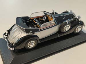 HORCH 853A SPORTCABRIOLET 1938 СЕРЕБРИСТЫЙ (БОКС МОЖЕТ ИМЕТЬ ПОТЕРТОСТИ ИЛИ ТРЕЩИНЫ) — фото 2