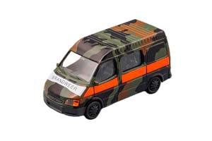 FORD TRANSIT HALBBUS MD "BRANDWEER", BRONZE GREEN / BROWN / BLACK / LUMINOUS RED / WHITE (ДЛИНА МОДЕЛИ 3-5 СМ) — фото 1