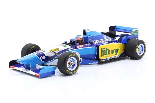 BENETTON B195 #1 WINNER PACIFIC GP FORMULA 1 WORLD CHAMPION 1995 M. SCHUMACHER / БЕНЕТТОН B195 ПОБЕДИТЕЛЬ ПАКИФИК ГРАН-ПРИ ФОРМУЛА-1 ЧЕМПИОН МИРА ШУМАХЕР