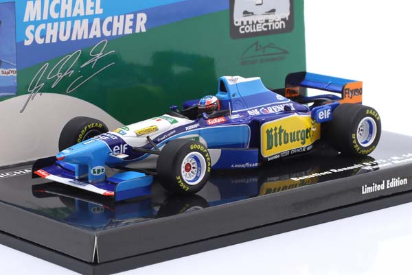 BENETTON B195 #1 WINNER MONACO GP FORMULA 1 WORLD CHAMPION 1995 M. SCHUMACHER / БЕНЕТТОН B195 ПОБЕДИТЕЛЬ ГРАН-ПРИ МОНАКО ФОРМУЛА-1 ЧЕМПИОН МИРА МИХАЭЛЬ ШУМАХЕР