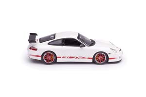 PORSCHE 911 GT3 RS 2007 WHITE/RED STRIPE TOP GEAR L.E. 2009 PCS. — фото 5