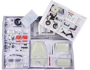 VOLVO 122S AMAZON KIT WITH 892 PARTS CREME-WHITE (СБОРКА БЕЗ КЛЕЯ) — фото 11