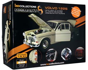 VOLVO 122S AMAZON KIT WITH 892 PARTS CREME-WHITE (СБОРКА БЕЗ КЛЕЯ) — фото 6