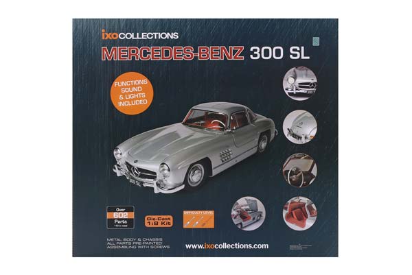 MERCEDES 300 SL GULLWING KIT WITH 602 PARTS SILVER — фото 3