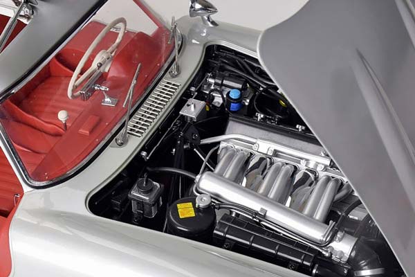 MERCEDES 300 SL GULLWING KIT WITH 602 PARTS SILVER — фото 6