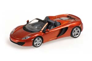 MCLAREN MP4 12C SPIDER 2012 ORANGE METALLIC