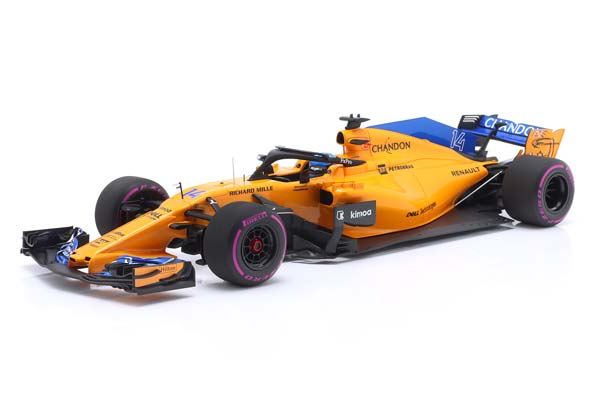 MCLAREN MCL33 #14 300TH F1 GP CANADA FORMULA 1 2018 F. ALONSO / МАКЛАРЕН MCL33 300TH ФОРМУЛА-1 ГРАН-ПРИ КАНАДА АЛОНСО