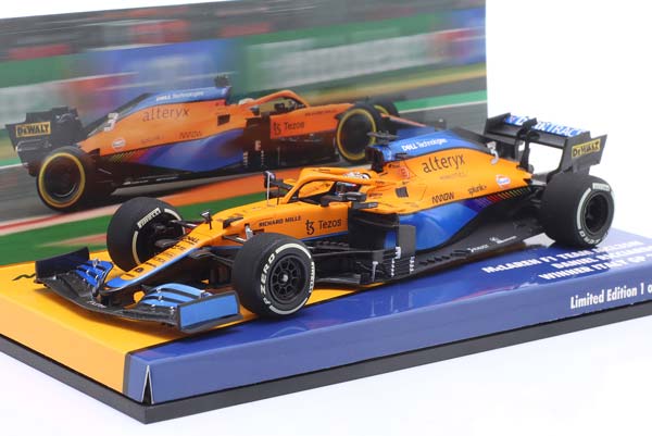 MCLAREN MCL35M #3 WINNER ITALY GP FORMULA 1 2021 D. RICCIARDO / МАКЛАРЕН MCL35M ПОБЕДИТЕЛЬ ИТАЛИЯ ГРАН-ПРИ ФОРМУЛА-1 ДАНИЭЛЬ РИККАРДО