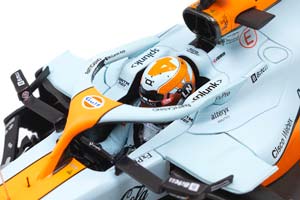 MCLAREN GULF MCL35M LANDO NORRIS #4 3RD MONACO GP 2021 LIMITED 333 PCS. | MCLAREN MCL35M ЛАНДО НОРРИС #4 3RD ГРАНПРИ МОНАКО 2021 ОЧЕНЬ РЕДКАЯ! ТИРАЖ 333 ЭКЗЕМПЛЯРА — фото 3