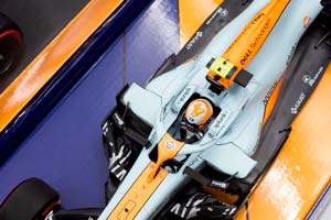 MCLAREN GULF MCL35M LANDO NORRIS #4 3RD MONACO GP 2021 LIMITED 333 PCS. | MCLAREN MCL35M ЛАНДО НОРРИС #4 3RD ГРАНПРИ МОНАКО 2021 ОЧЕНЬ РЕДКАЯ! ТИРАЖ 333 ЭКЗЕМПЛЯРА — фото 4