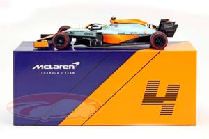 MCLAREN GULF MCL35M LANDO NORRIS #4 3RD MONACO GP 2021 LIMITED 333 PCS. | MCLAREN MCL35M ЛАНДО НОРРИС #4 3RD ГРАНПРИ МОНАКО 2021 ОЧЕНЬ РЕДКАЯ! ТИРАЖ 333 ЭКЗЕМПЛЯРА — фото 10