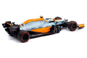 MCLAREN GULF MCL35M LANDO NORRIS #4 3RD MONACO GP 2021 LIMITED 333 PCS. | MCLAREN MCL35M ЛАНДО НОРРИС #4 3RD ГРАНПРИ МОНАКО 2021 ОЧЕНЬ РЕДКАЯ! ТИРАЖ 333 ЭКЗЕМПЛЯРА — фото 2