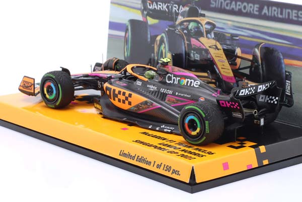 MCLAREN MCL36 #4 4TH SINGAPORE GP FORMULA 1 2022 LANDO NORRIS / МАКЛАРЕН MCL36 4TH СИНГАПОРЕ ГРАН-ПРИ ФОРМУЛА-1 ЛАНДО НОРРИС — фото 2