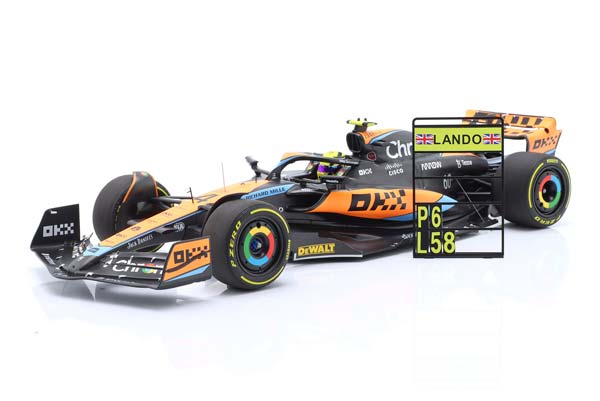 MCLAREN MCL60 #4 6TH AUSTRALIA GP FORMULA 1 2023 LANDO NORRIS / МАКЛАРЕН MCL60 6TH АВСТРАЛИЯ ГРАН-ПРИ ФОРМУЛА-1 ЛАНДО НОРРИС