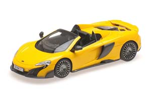 MCLAREN 675LT SPIDER 2016 YELLOW/GREY