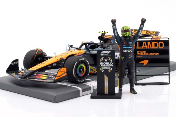 MCLAREN MCL39 #4 3RD ABU DHABI GP FORMULA 1 WORLD CHAMPION 2025 LANDO NORRIS / МАКЛАРЕН MCL39 3 МЕСТО АБУ-ДАБИ ГРАН-ПРИ ФОРМУЛА-1 ЧЕМПИОН МИРА ЛАНДО НОРРИС