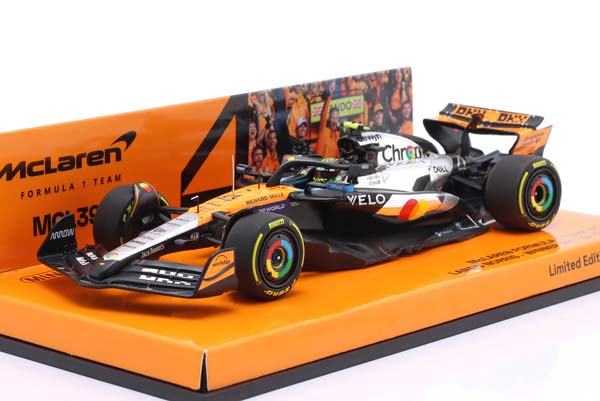 MCLAREN MCL39 #4 WINNER BRITISH GP FORMULA 1 WORLD CHAMPION 2025 LANDO NORRIS / МАКЛАРЕН MCL39 ПОБЕДИТЕЛЬ ГРАН-ПРИ ВЕЛИКОБРИТАНИИ ФОРМУЛА-1 ЧЕМПИОН МИРА ЛАНДО НОРРИС