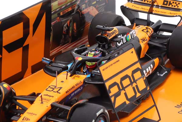 MCLAREN MCL39 #81 2ND HUNGARY GP FORMULA 1 2025 OSCAR PIASTRI / МАКЛАРЕН MCL39 2 МЕСТО ГРАН-ПРИ ВЕНГРИИ ФОРМУЛА-1 ОСКАР ПИАСТРИ — фото 5