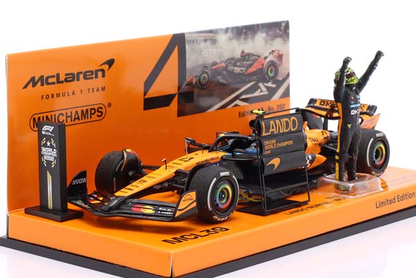 MCLAREN MCL39 #4 3RD ABU DHABI GP FORMULA 1 WORLD CHAMPION 2025 LANDO NORRIS / МАКЛАРЕН MCL39 3 МЕСТО АБУ-ДАБИ ГРАН-ПРИ ФОРМУЛА-1 ЧЕМПИОН МИРА ЛАНДО НОРРИС