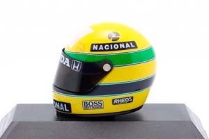 МОДЕЛЬ ШЛЕМА AYRTON SENNA MCLAREN HONDA #1 FORMULA 1 WORLD CHAMPION 1991 — фото 2