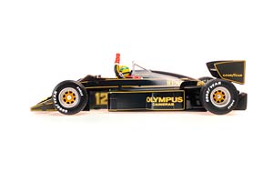 LOTUS F1 97T RENAULT TURBO TEAM LOTUS №12 WINNER PORTUGAL GP DIRTY VERSION AYRTON SENNA 1985 BLACK — фото 3