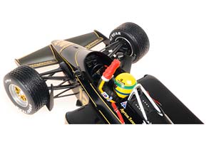 LOTUS F1 97T RENAULT TURBO TEAM LOTUS №12 WINNER PORTUGAL GP DIRTY VERSION AYRTON SENNA 1985 BLACK — фото 4