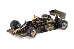 LOTUS F1 97T RENAULT TURBO TEAM LOTUS №12 WINNER PORTUGAL GP DIRTY VERSION AYRTON SENNA 1985 BLACK