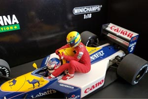 WILLIAMS FW14 AYRTON SENNA RIDING NIGEL MANSELL BRITISH GP 1991 #5 / ВИЛЬЯМС — фото 3