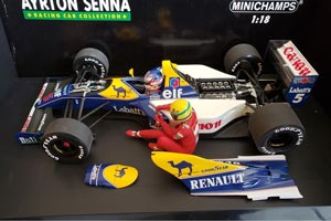 WILLIAMS FW14 AYRTON SENNA RIDING NIGEL MANSELL BRITISH GP 1991 #5 / ВИЛЬЯМС — фото 4