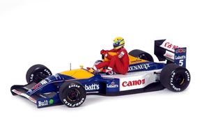 WILLIAMS FW14 AYRTON SENNA RIDING NIGEL MANSELL BRITISH GP 1991 #5 / ВИЛЬЯМС — фото 2