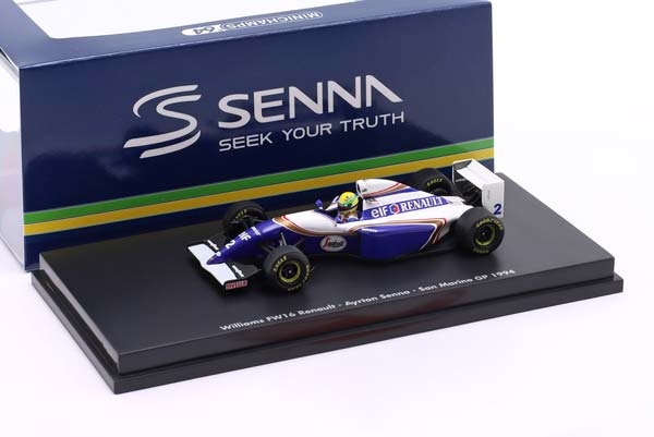 WILLIAMS FW16 #2 SAN MARINO GP FORMULA 1 1994 AYRTON SENNA / ВИЛЬЯМС FW16 САН МАРИНО ГРАН-ПРИ ФОРМУЛА-1 АЙРТОН СЕННА — фото 3