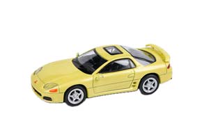 MITSUBISHI 3000GT GTO РУЛЬ СЛЕВА MARTINIQUE YELLOW PEARL (ЖЕЛТЫЙ) (ДЛИНА МОДЕЛИ 6-10 СМ)