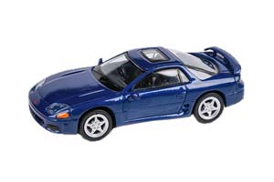 MITSUBISHI 3000GT GTO 1994 РУЛЬ СЛЕВА, MARIANA BLUE METALLIC (СИНИЙ МЕТАЛЛИК) (ДЛИНА МОДЕЛИ 6-10 СМ)