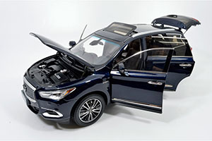 INFINITI QX60 HYBRID UPLIFTING 2017 BLUE METALLIC — фото 3
