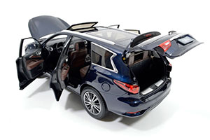 INFINITI QX60 HYBRID UPLIFTING 2017 BLUE METALLIC — фото 4