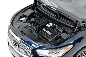 INFINITI QX60 HYBRID UPLIFTING 2017 BLUE METALLIC — фото 8