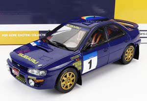 SUBARU IMPREZA 555 N1 WINNER RALLY HONG KONG BEIJIJNG 1994 P.BOURNE - T.SIRCOMBE, BLUE