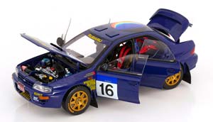 SUBARU IMPREZA 555 NO.16, RALLY HONG KONG BEIJING LU NIN JUN/CHEN XUE ZHONG 1995 LIMITED EDITION 299 PCS. — фото 3