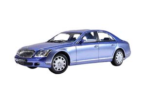 MAYBACH 57 2002 LIGHT BLUE/BLUE METALLIC