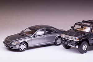 НАБОР MAYBACH 57 2003 (SWB W240) В СОПРОВОЖДЕНИИ HUMMER H2 / МАЙБАХ 57 СВБ W240 ХУММЕР H2 СЕРЫЙ — фото 4