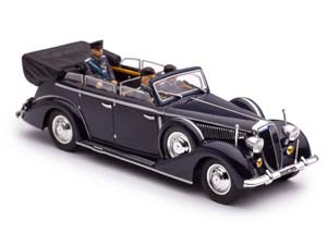LANCIA ASTURA IV SERIE MINISTERIALE С ФИГУРКОЙ КОРОЛЯ ВИКТОРА ЭММАНУИЛА III 1938 (VITTORIO EMANUELE) — фото 6