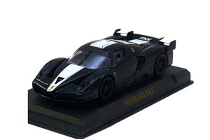 FERRARI FXX 2005 BLACK WHITE