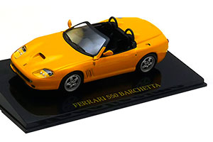 FERRARI 550 BARCHETTA PININFARINA 2001 YELLOW (BLISTER)