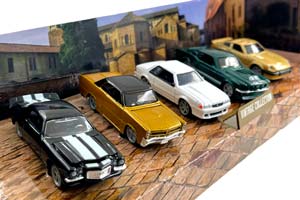 FORD MUSTANG LX+MUSTANG GT+CHEVROLET CAMARO+PONTIAC GTO+DATSUN 280 ZX НАБОР ИЗ 5-ТИ МОДЕЛЕЙ (ДЛИНА МОДЕЛИ 3-5 СМ) — фото 2