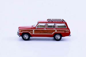 JEEP GRAND WAGONEER SUV, SKYLER WHITE RED (ДЛИНА МОДЕЛИ 6-10 СМ) — фото 3