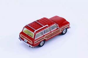 JEEP GRAND WAGONEER SUV, SKYLER WHITE RED (ДЛИНА МОДЕЛИ 6-10 СМ) — фото 4