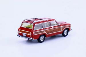 JEEP GRAND WAGONEER SUV, SKYLER WHITE RED (ДЛИНА МОДЕЛИ 6-10 СМ) — фото 2