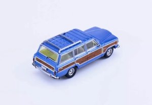 JEEP GRAND WAGONEER SUV, METALLIC BLUE (ДЛИНА МОДЕЛИ 6-10 СМ) — фото 4